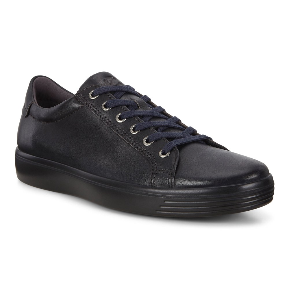 ECCO Mens Sneakers Black - Soft Classic - ORJ-912706